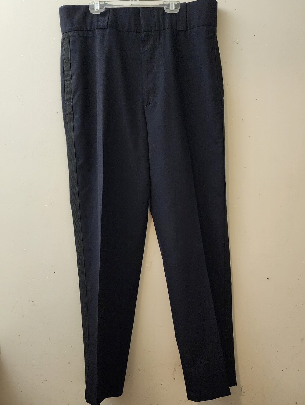 Flying Cross Freedom Fit By Fechheimer Black 47-Long Uniform Pant Outer Stripe